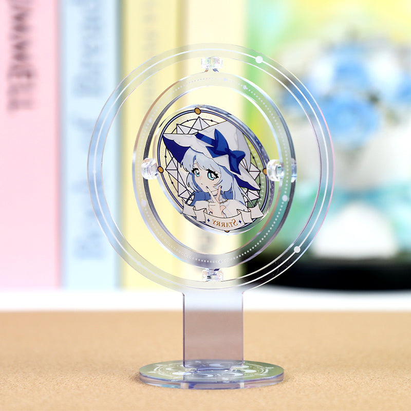 Custom Acrylic Halo Display Standees - VOGRACE