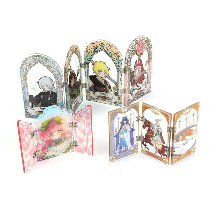 Custom Acrylic Hinged Folding Screen Standees