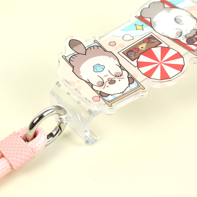 Custom Acrylic Lanyard Phone Straps