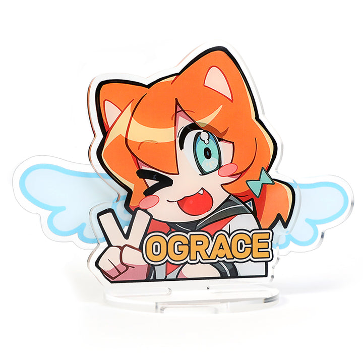 カスタムアクリルウィグリースタンディー 