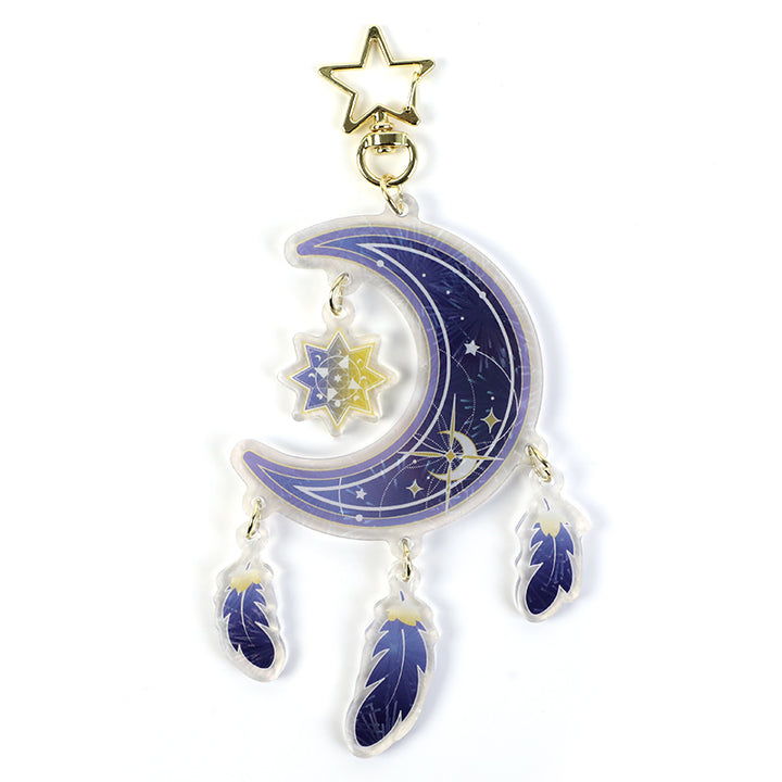 Custom Acrylic Wreath Dangling Shaker Keychains - VOGRACE