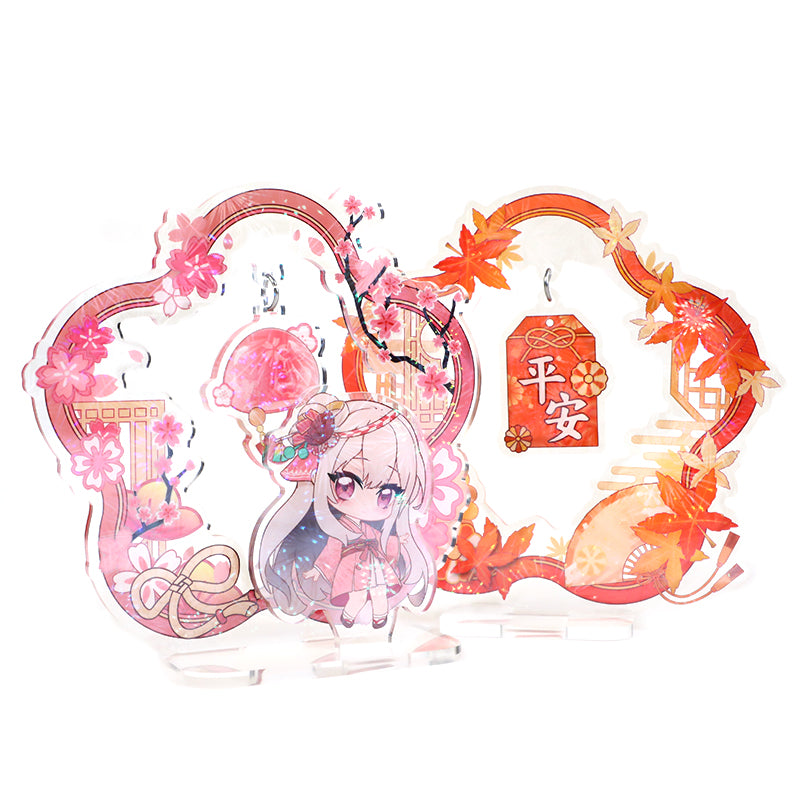 Custom Acrylic Wreath Dangling Shaker Standees - VOGRACE