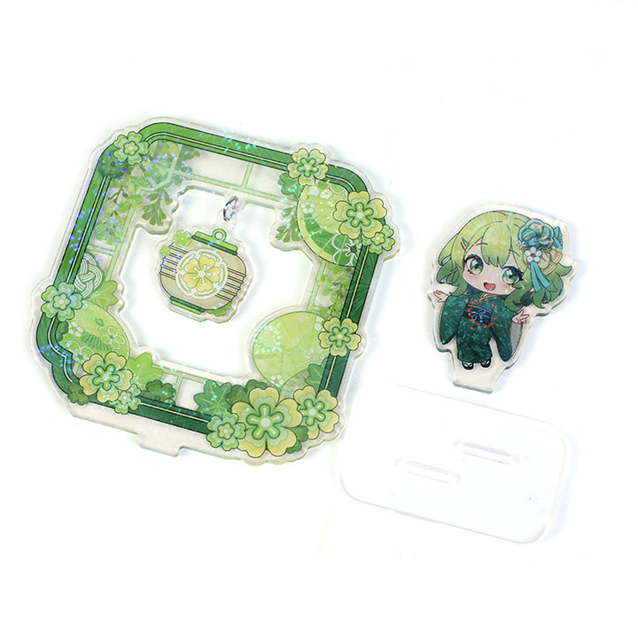 Custom Acrylic Wreath Dangling Shaker Standees - VOGRACE