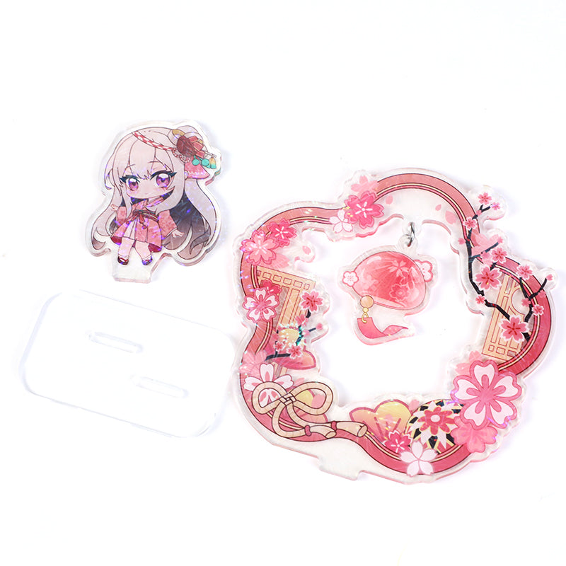 Custom Acrylic Wreath Dangling Shaker Standees - VOGRACE