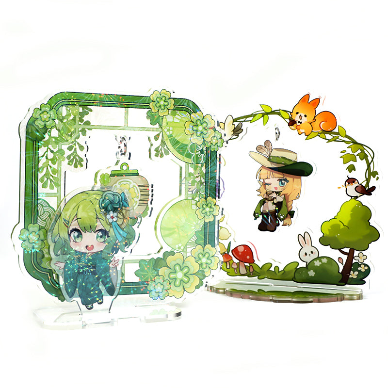 Custom Acrylic Wreath Dangling Shaker Standees - VOGRACE