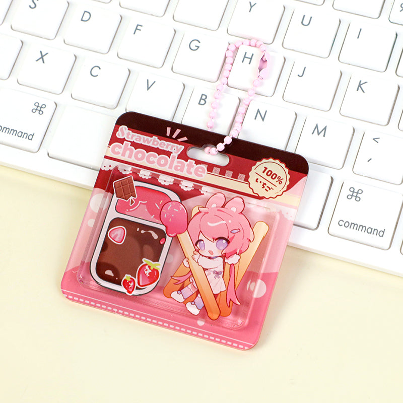Custom Blister-Style Acrylic Keychain