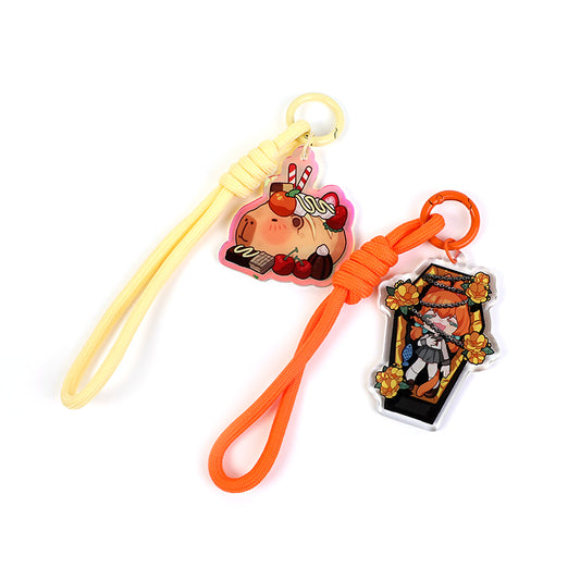 Custom Braided Lanyard Keychain With Rope - VOGRACE