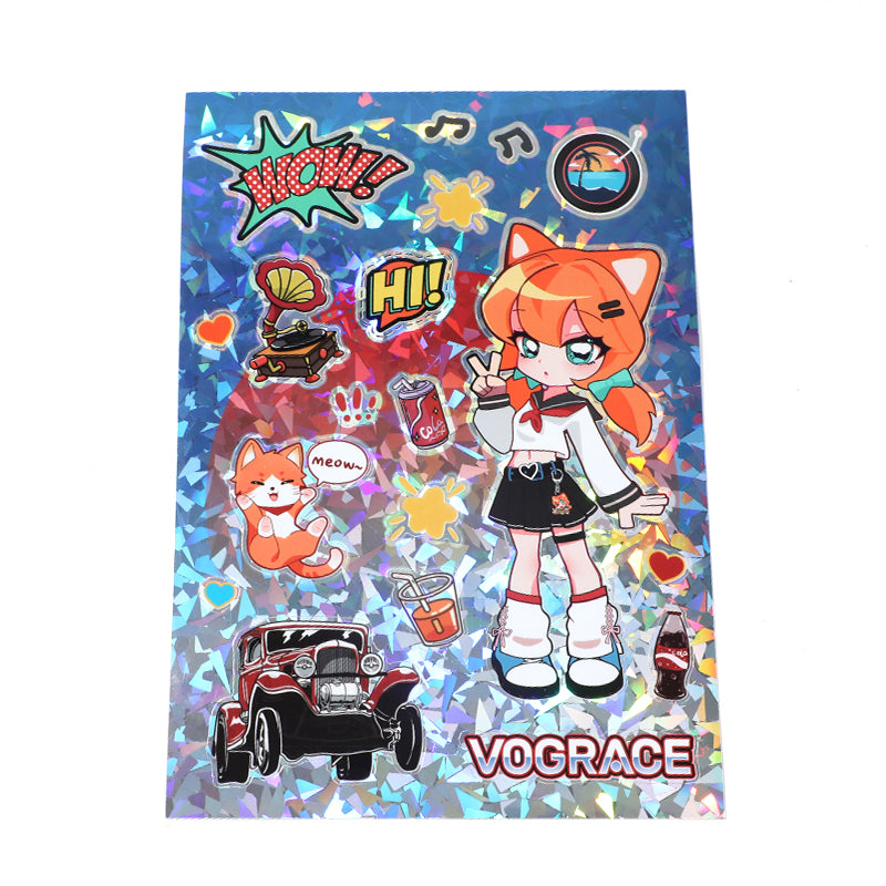 Benutzerdefinierte Aufkleber für zerbrochene Brillen 