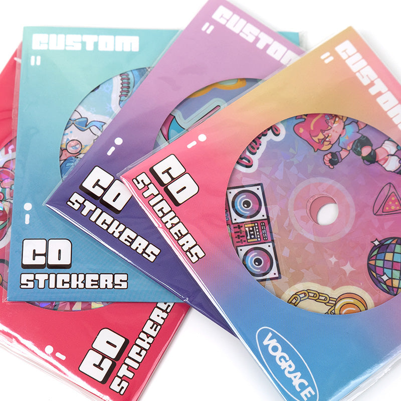 Custom CD stickers - VOGRACE