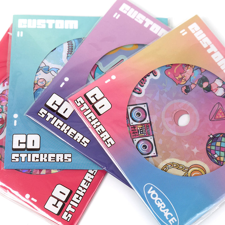 Custom CD stickers - VOGRACE