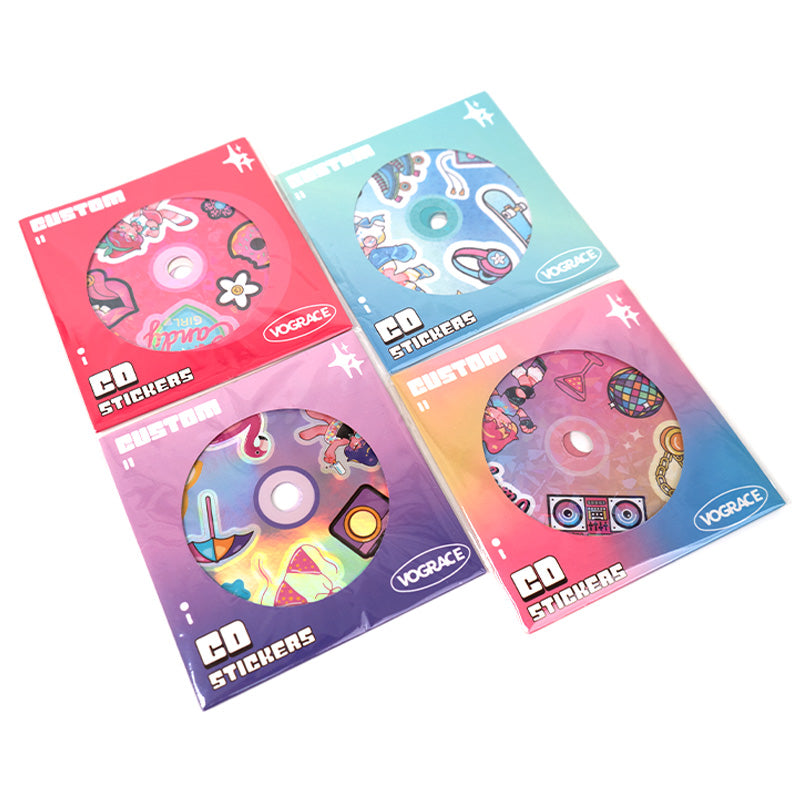 Custom CD stickers - VOGRACE