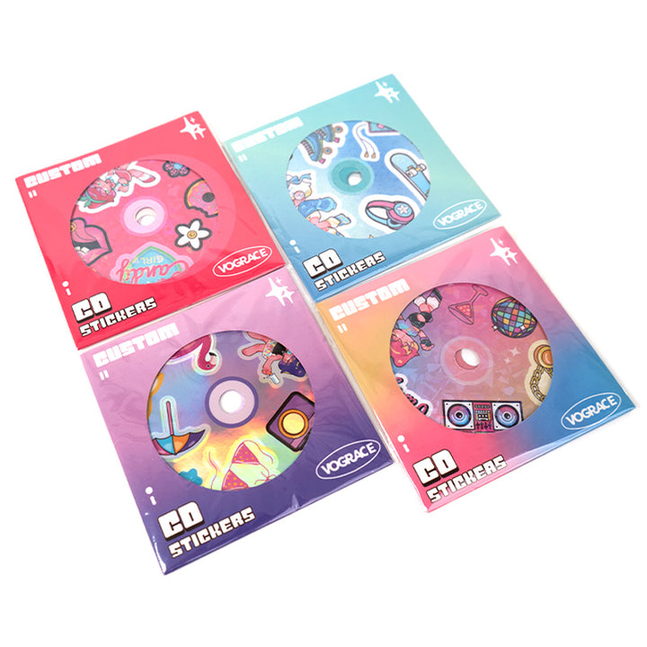 Custom CD stickers - VOGRACE