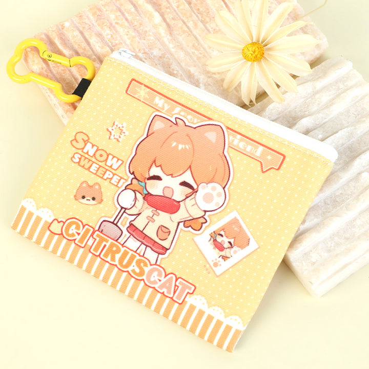 Custom Canvas Zipper Pouch Bags
