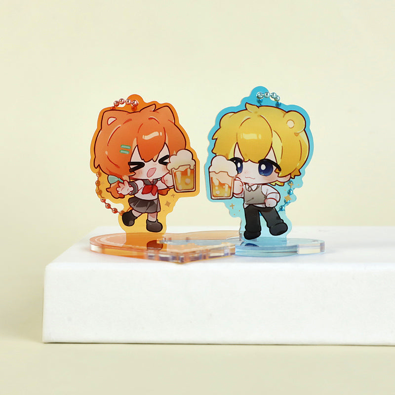 Custom Clear Acrylic Keychain Standees