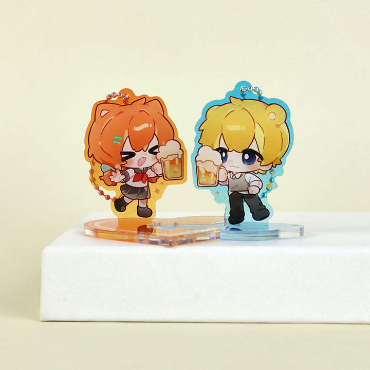 Custom Clear Acrylic Keychain Standees