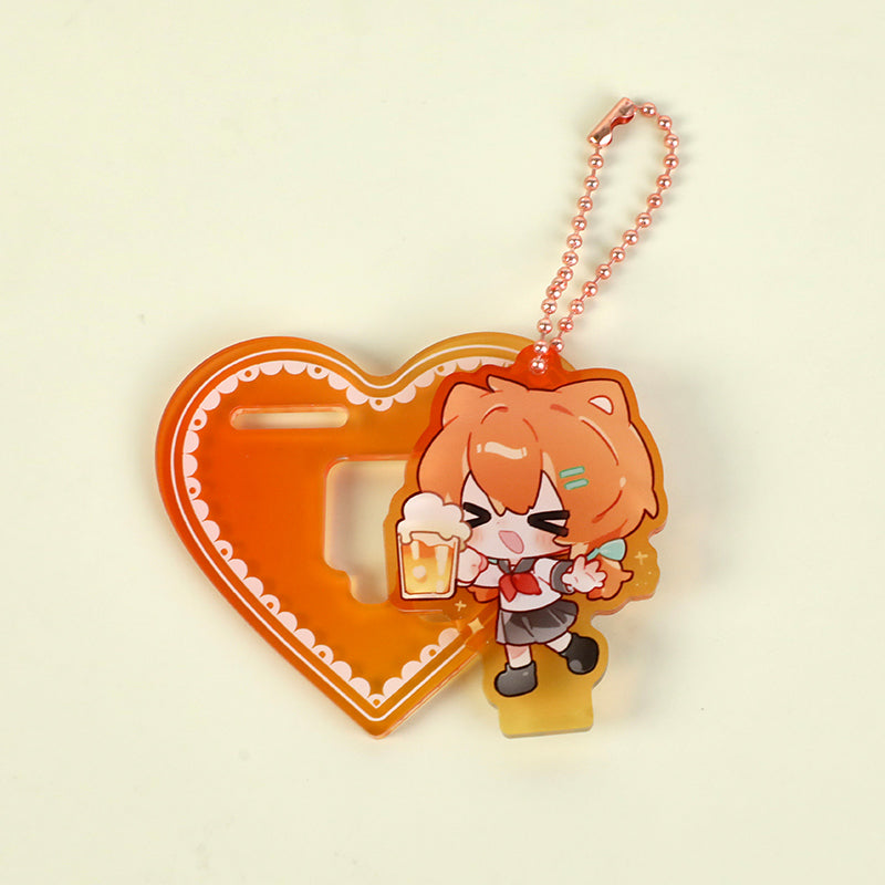 Custom Clear Acrylic Keychain Standees