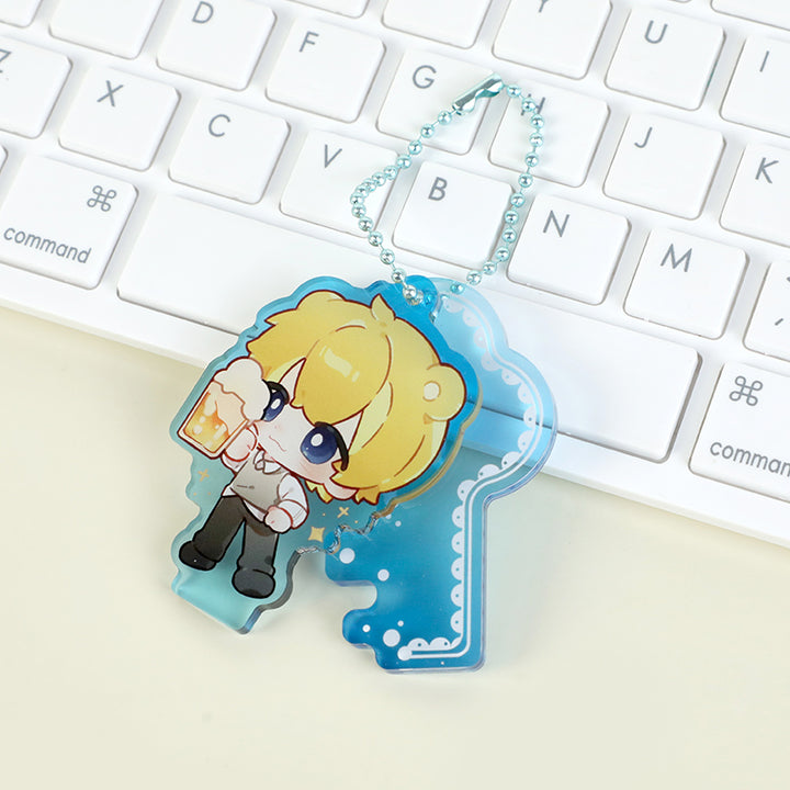 Custom Clear Acrylic Keychain Standees