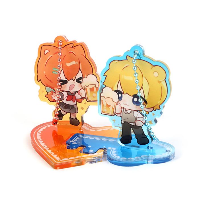 Custom Clear Acrylic Keychain Standees