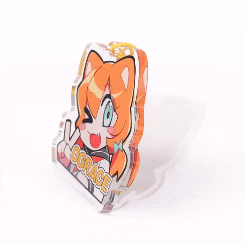 Custom Clear Acrylic Keychains - VOGRACE