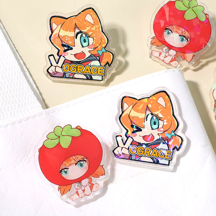 Pinos acrílicos personalizados