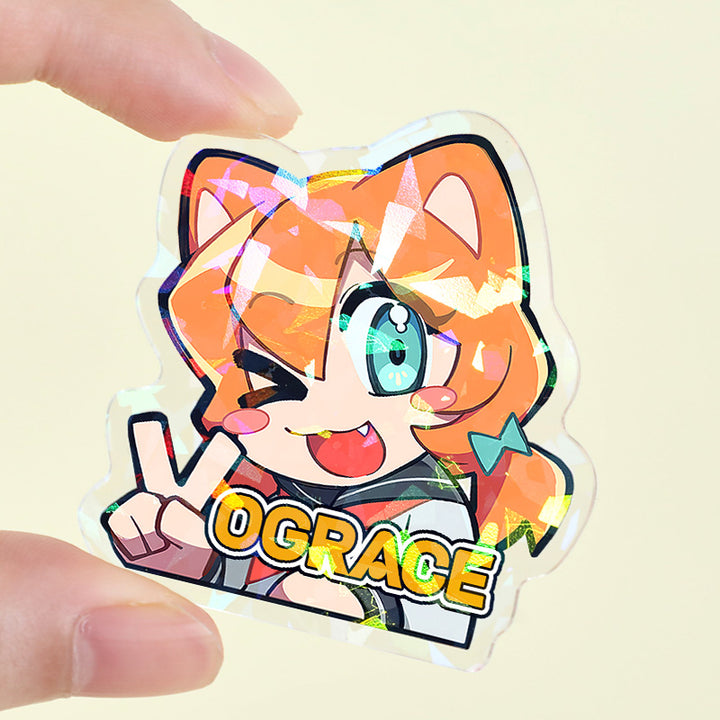 Pinos acrílicos personalizados