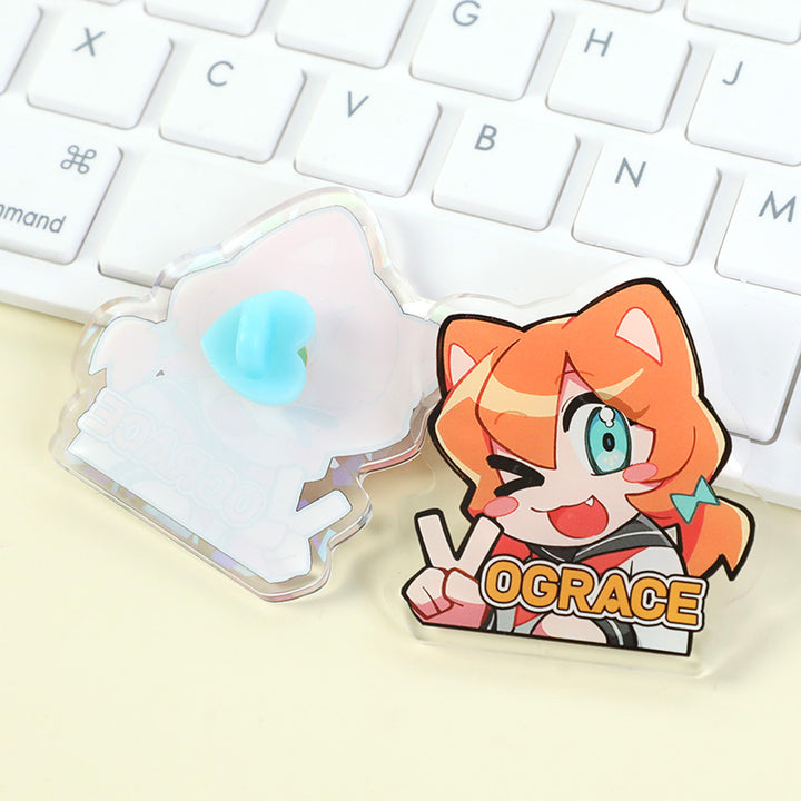 Pinos acrílicos personalizados