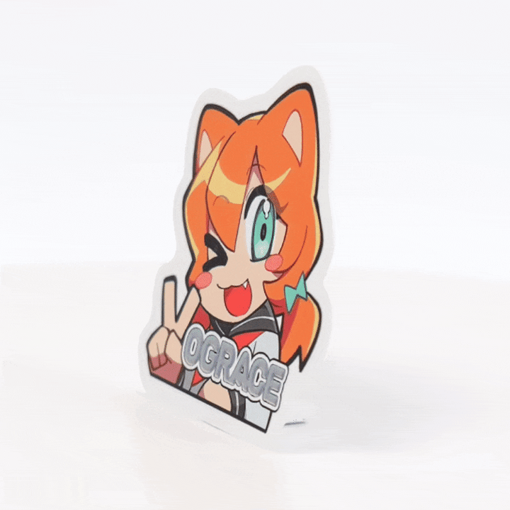 Custom Cold Foil Stamping Raised Foil Printing Stickers