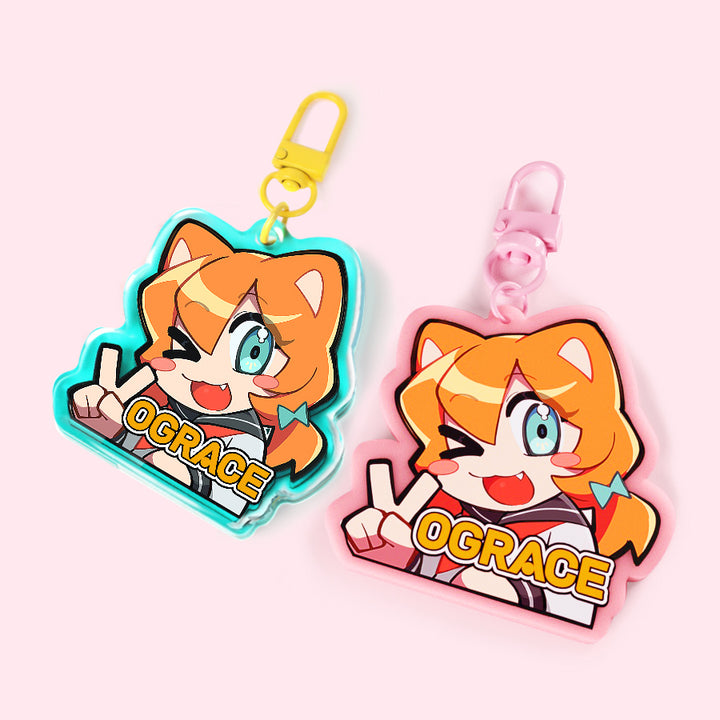 Custom Colored Acrylic Keychains