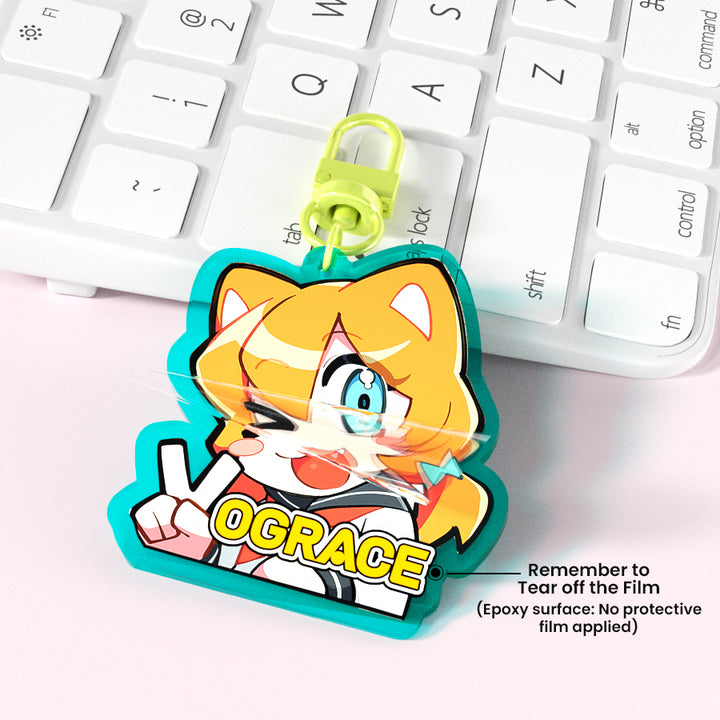 Custom Colored Acrylic Keychains