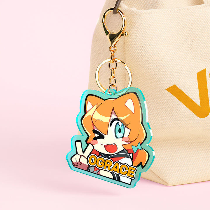 Custom Colored Acrylic Keychains