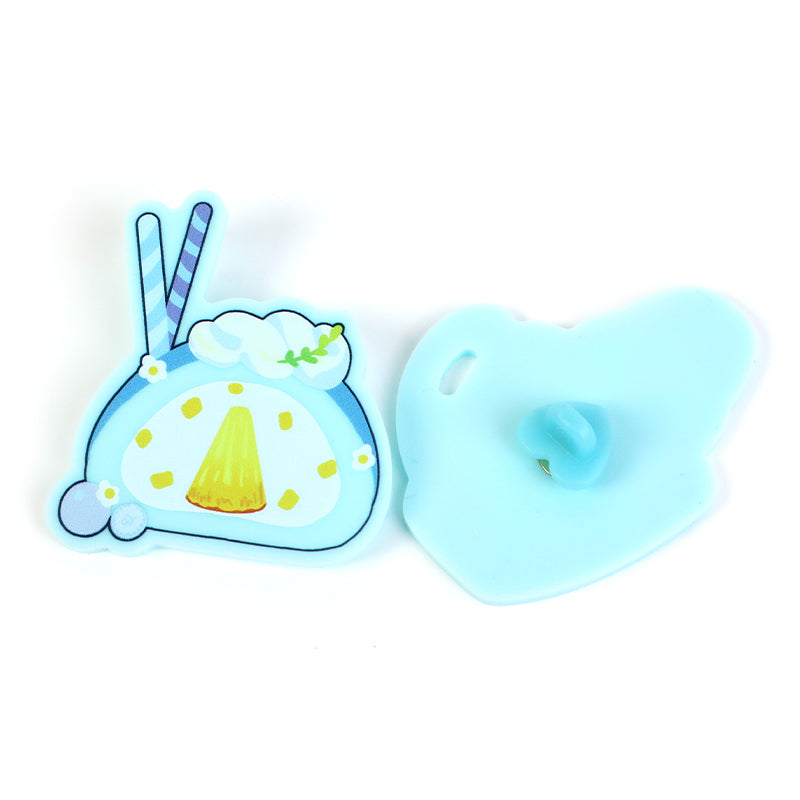 Individuell farbige Acryl Pins