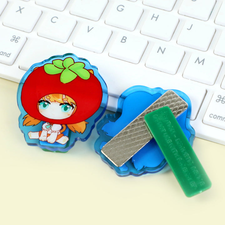 Épingles acryliques colorées personnalisées