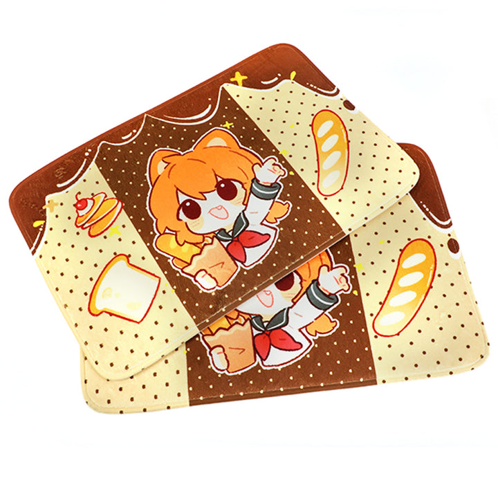 Custom Coral Fleece Floor Mat