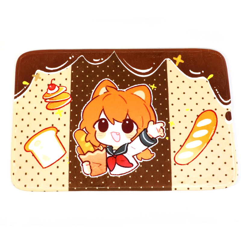 Custom Coral Fleece Floor Mat