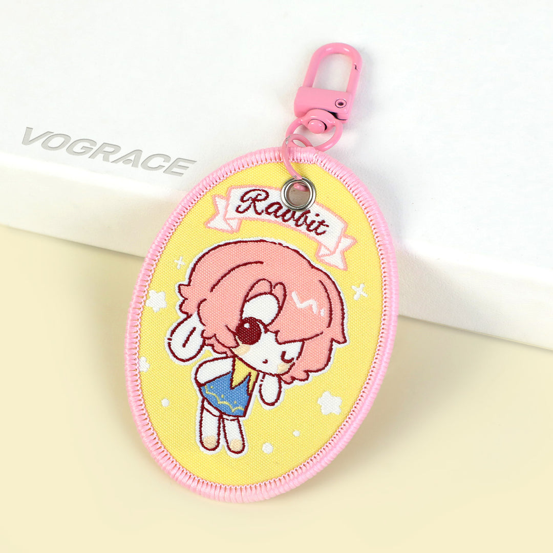カスタム刺繍キーチェーン 