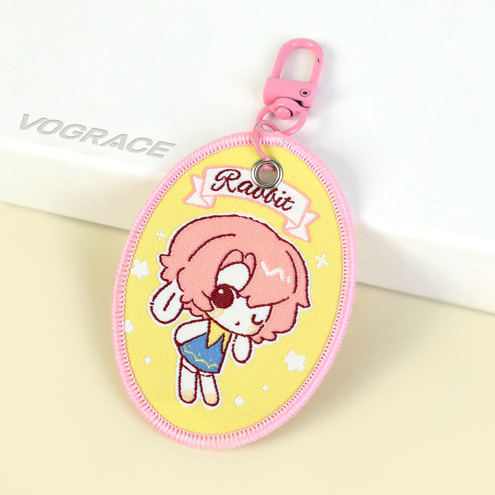 カスタム刺繍キーチェーン 