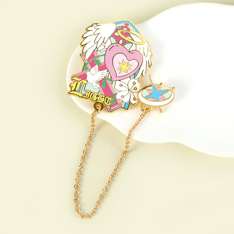 Custom Enamel Metal Chain Pins