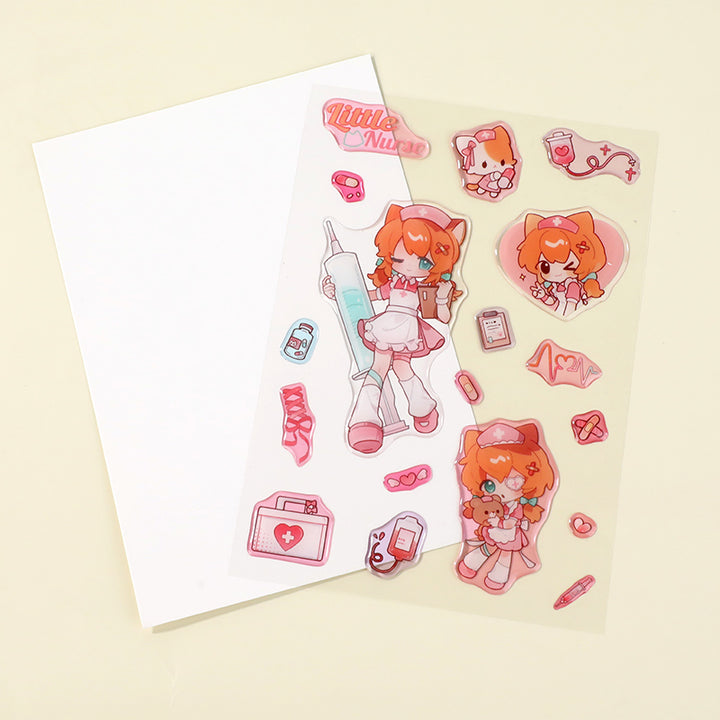 Hojas de pegatinas de epoxi personalizadas 