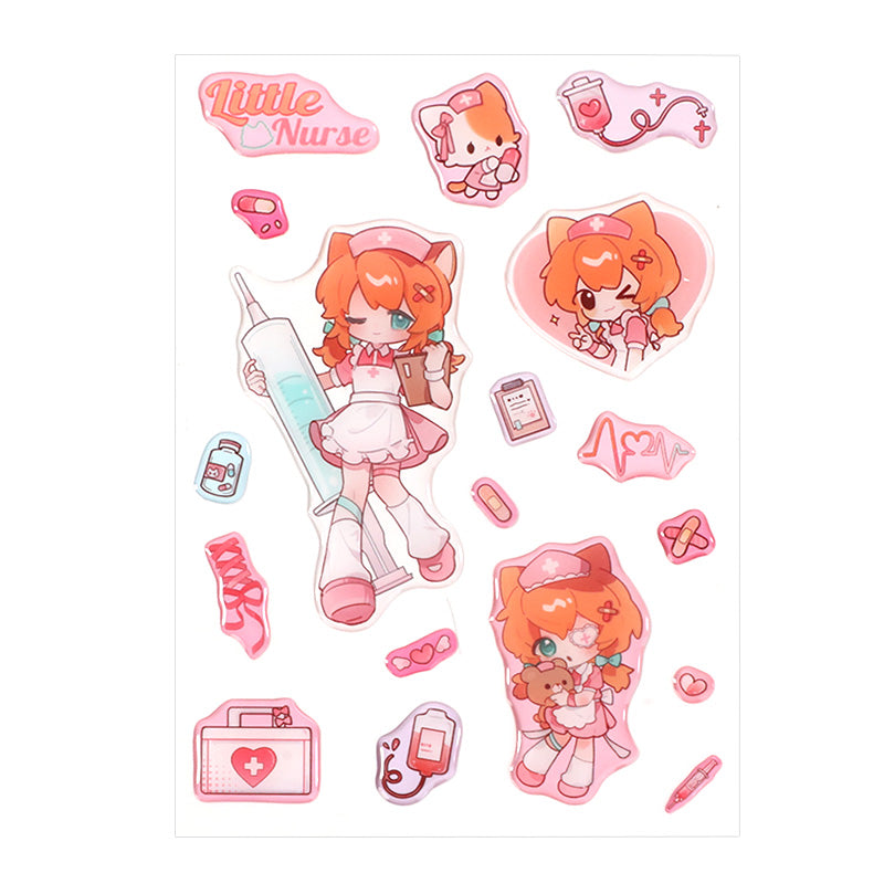 Hojas de pegatinas de epoxi personalizadas 