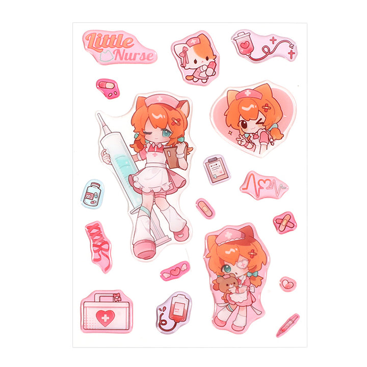 Hojas de pegatinas de epoxi personalizadas 
