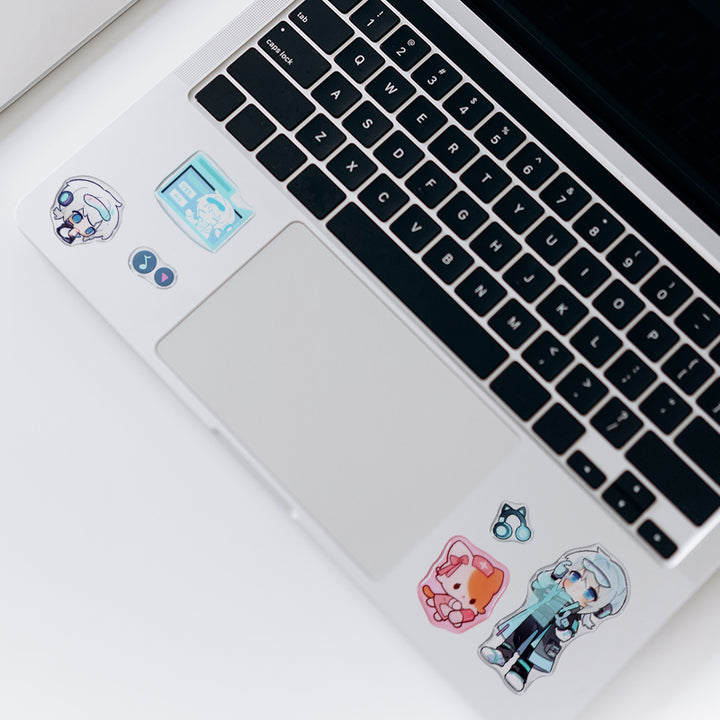 Hojas de pegatinas de epoxi personalizadas 
