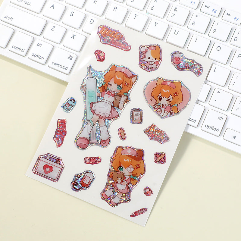 Hojas de pegatinas de epoxi personalizadas 