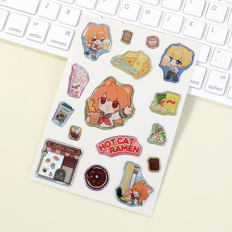 Hojas de pegatinas de epoxi personalizadas 