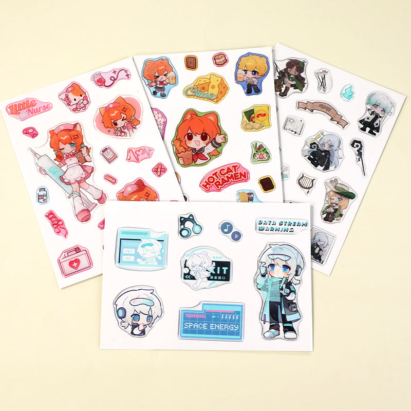 Custom Epoxy Sticker Sheets