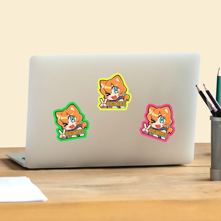 Custom Fluorescent Stickers