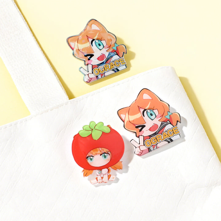 Alfinetes Acrílicos Personalizados em Tamanho Total 