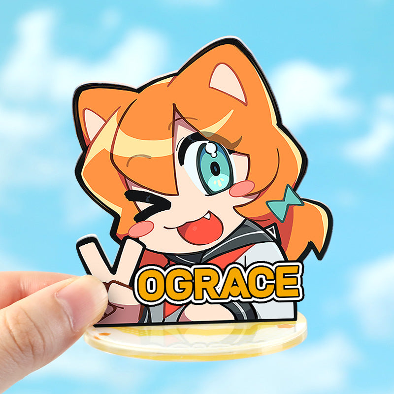 Individuell randlos bedruckte Acryl Aufsteller