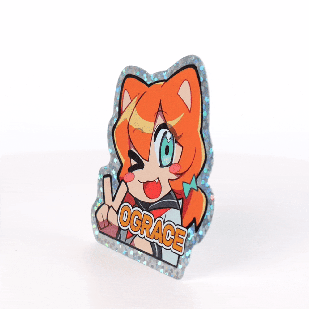 Individuelle Glitzersticker