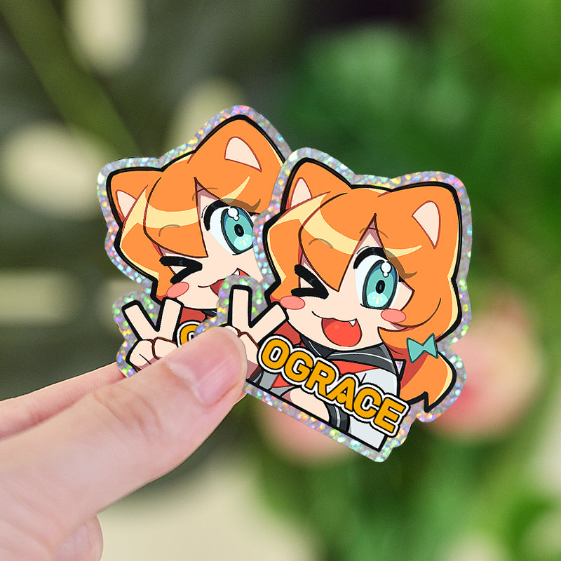 Individuelle Glitzersticker