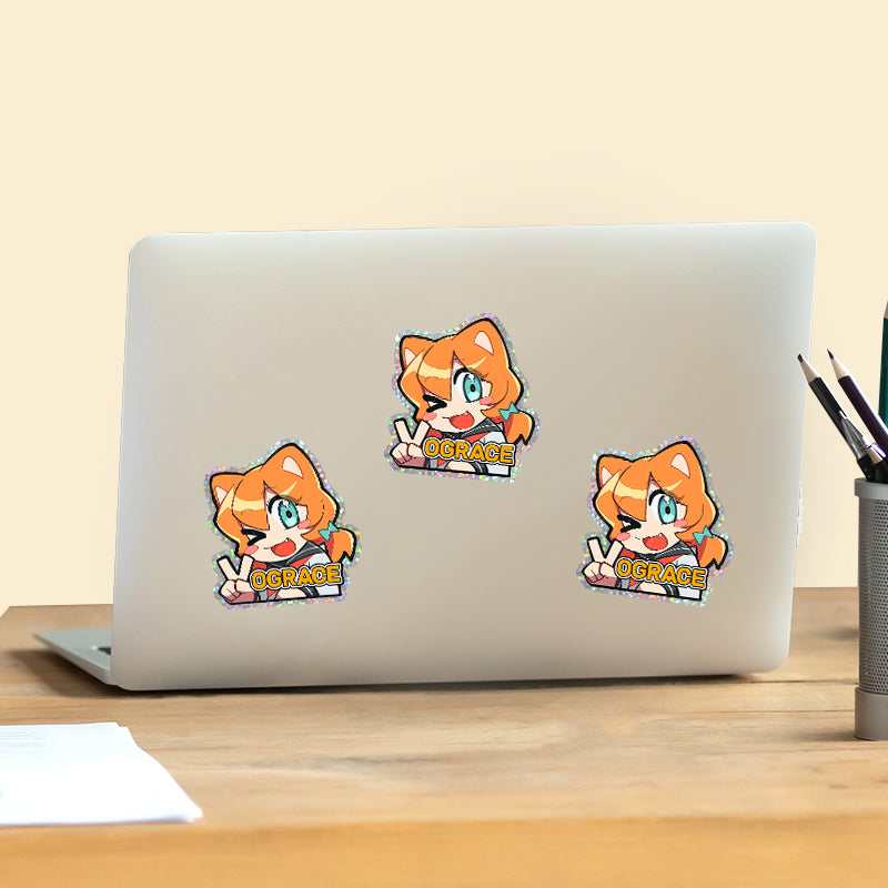 Individuelle Glitzersticker